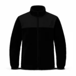 Siyah Ekonomik Softshell Robalı Polar Ceket - Görsel 2