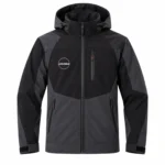 Siyah-Füme Ekonomik Softshell Parçalı Mont
